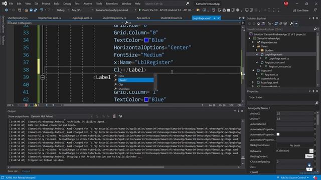 Link User Register Page from Login Page in Xamarin Form Mobile Apps смотреть онлайн