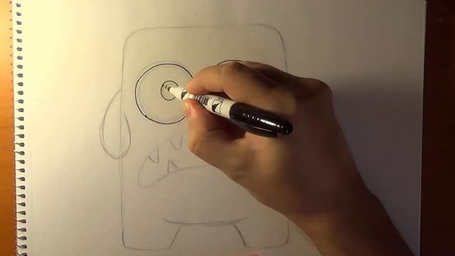 How to draw a monster, Cómo dibujar un monstruo, Как нарисовать монстра смотреть онлайн