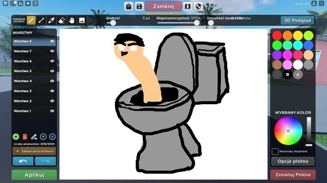 ZAMIENIAM SIĘ W TO CO NARYSUJĘ w ROBLOX! SKIBIDI TOILET & CAMERA MAN ? смотреть онлайн