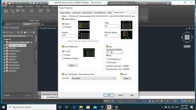 Autocad electrical : Hướng dẫn setting Project và Drawing смотреть онлайн