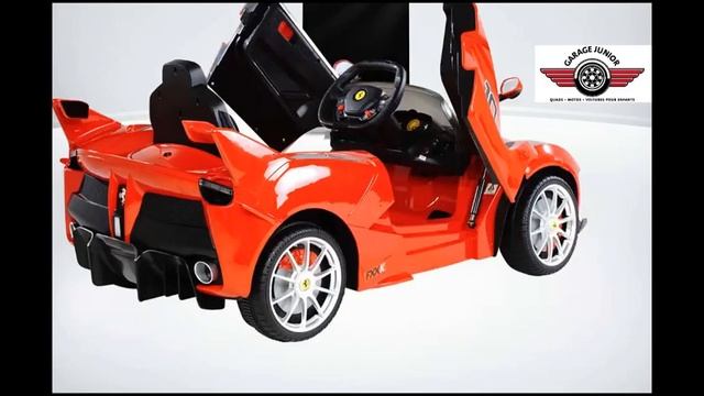 laferrari voiture enfant electrique 12 volts garage junior vue 360 degres смотреть онлайн