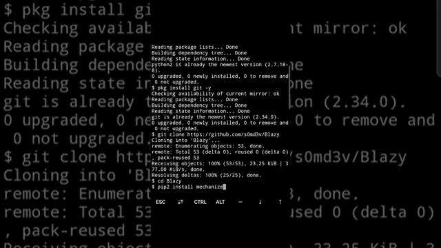 Installing blazy in termux || Blazy in android #foryou #termux #termuxtool смотреть онлайн
