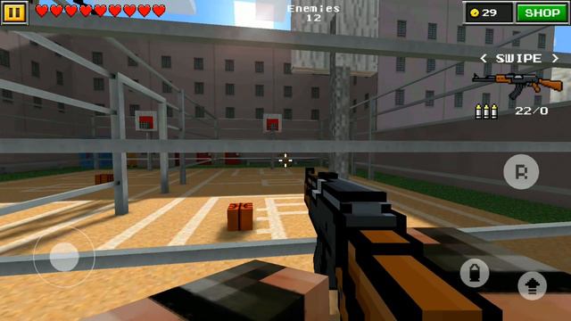 Pixel Gun 3D OLD - Gameplay Walkthrough Part 6 - Prison Mission (Android Games)