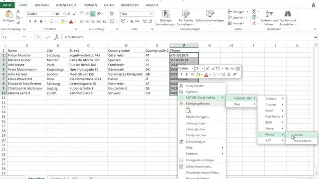 /data.mill for Excel | Telefonnummern normalisieren und verifizieren | de смотреть онлайн
