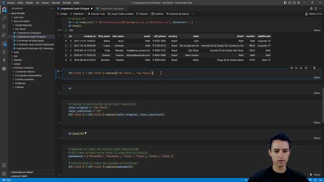 Tratando Nulos e Substituindo Valores DataFlame Python (fillna e replace)- Programação Python смотреть онлайн