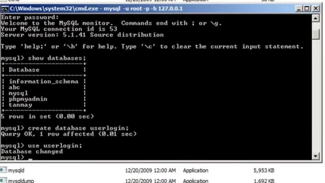 (DBMS)How to create A database and into create table in MYSQL in EASY STEP and LANGUAGE смотреть онлайн