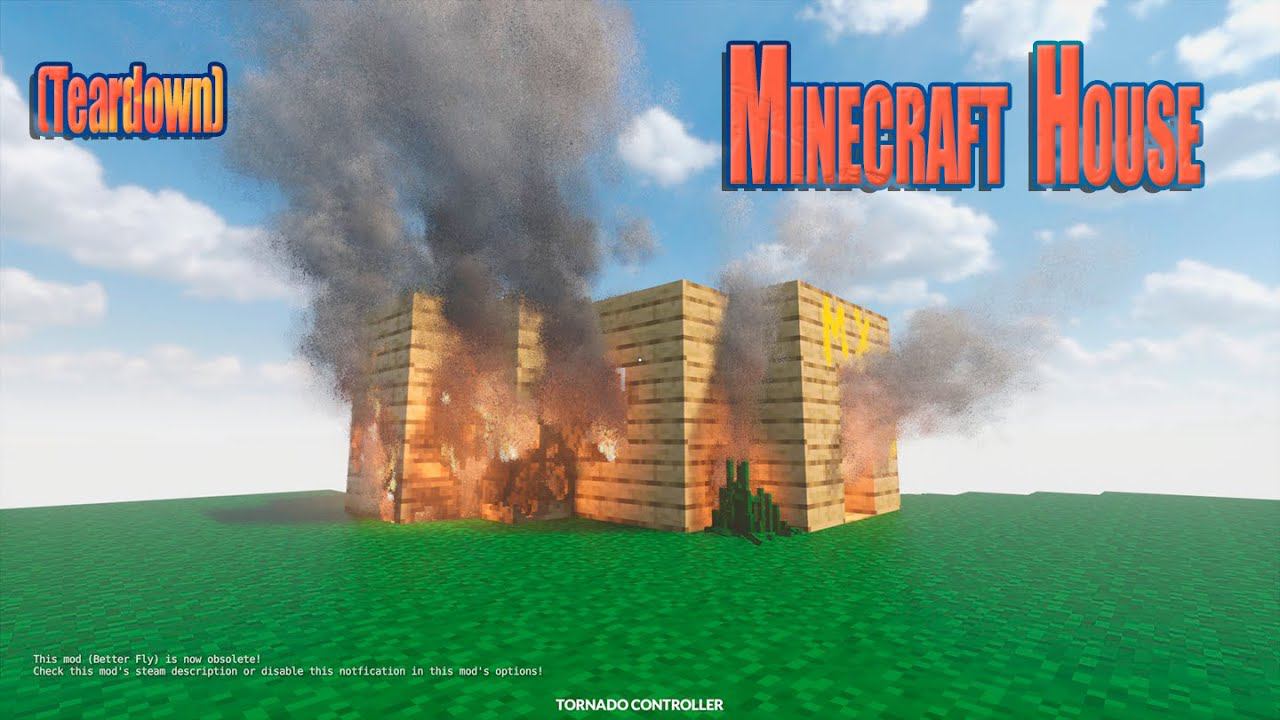Arson Minecraft House In (Teardown)