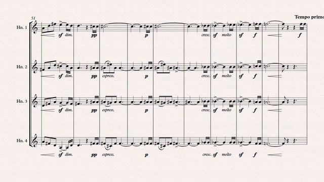 Tcherepnin Horn Quartet #3 смотреть онлайн