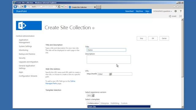 SharePoint 2013 Tutorial - Farm Configuration Wizard смотреть онлайн