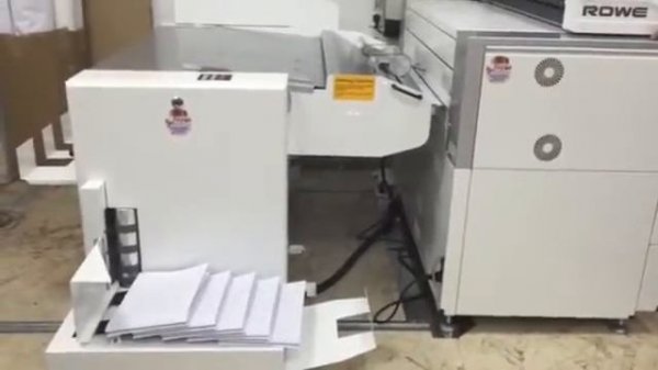 Rowe EcoPRİNT i10 ve Rowe 721 4 Online Katlama Kurulumu