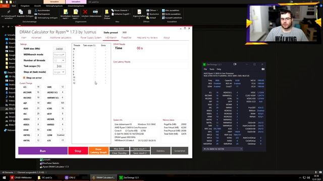 Ausführliches RAM OC Tutorial/Guide | G.Skill Trident Z Neo | Dual Ranks | 3600Mhz auf 3800MHz смотреть онлайн