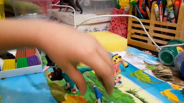 Поделки динозавры из пластилина по игре смотреть онлайн