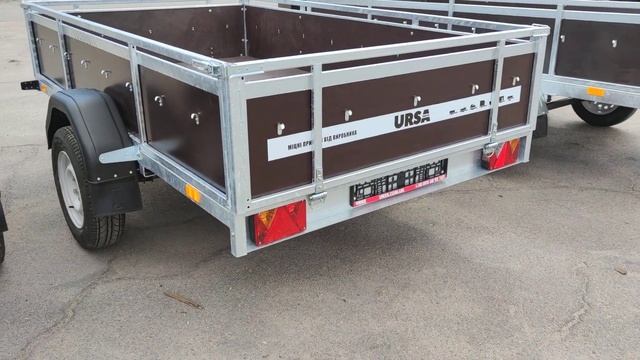 Оцинкованные прицепы урса Запорожье, легковой бортовой прицеп от производителя!