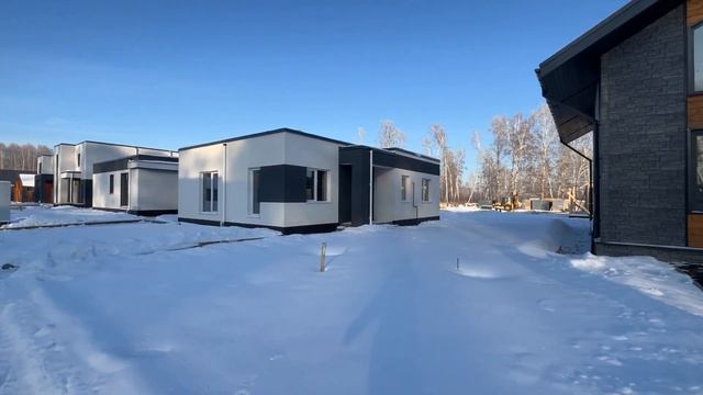 Дом в стиле минимализм из силикатного кирпича