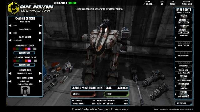 Dark Horizons Mechanized Corps Hangar Basics смотреть онлайн