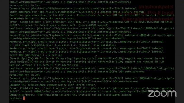 Spark and Hadoop Administration - Enable Sentry to Kerberized Cluster смотреть онлайн