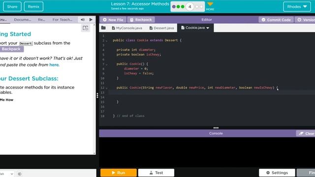 AP CS A - Code.org: Unit 2: Lesson 7 #4 (2022) смотреть онлайн