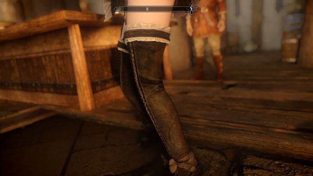 SkyrimSE MOD紹介 メイドアーマーがかわいい！