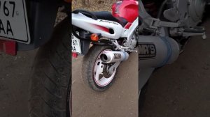 Прямоток WRS на Yamaha yzf 600r Thundercat