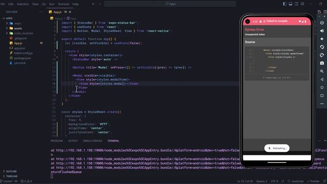 React Native - Modal Kullanımı смотреть онлайн