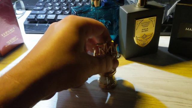 распаковка Versace Eros Parfum духи