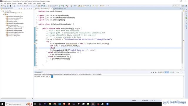 9. IO package - Input and Output Stream Classes - 1 смотреть онлайн