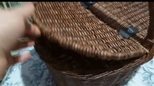 КОРЗИНА С ФАНЕРНЫМ ДНОМ 2 ЧАСТЬ ( плетеная из газетных трубочек)