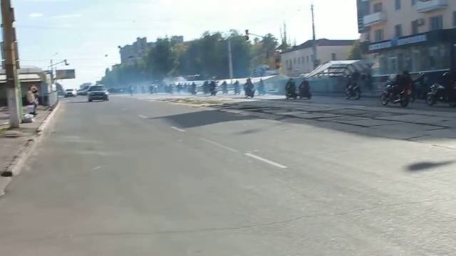 Закрытие мотосезона в Луганске смотреть онлайн