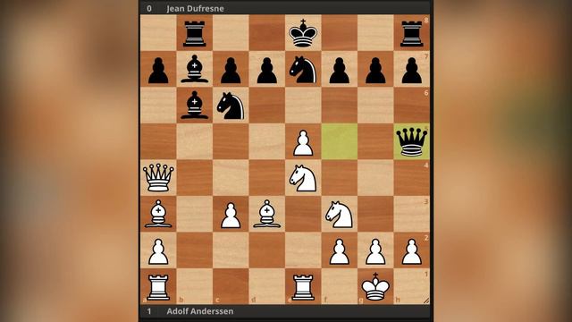 MATCH DARI ABAD KE 19 YANG TERKENAL HINGGA HARI INI! ADOLF ANDERSSEN VS JEAN DUFRESNE смотреть онлайн