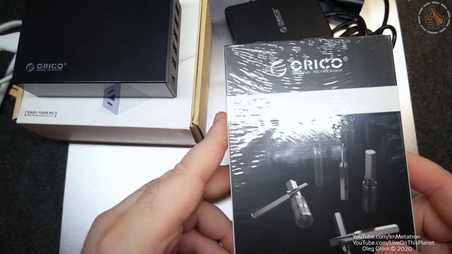 ORICO полезные девайсы: ЗУ QC 2.0 + QC 3.0, коврик из метала и набор инструментов. смотреть онлайн