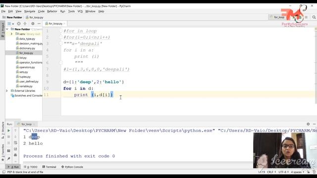 #17 for Loop in Python| for in Loop | PyCharm | Hindi смотреть онлайн