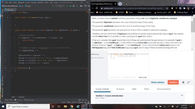 Packs of Flour Program (I rather program then pack flour, wouldn't you?) [#24] -Java Coding Exercis смотреть онлайн