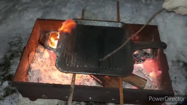 Я такого не ожидал. Обжиг чугунной сковороды для гриля. смотреть онлайн