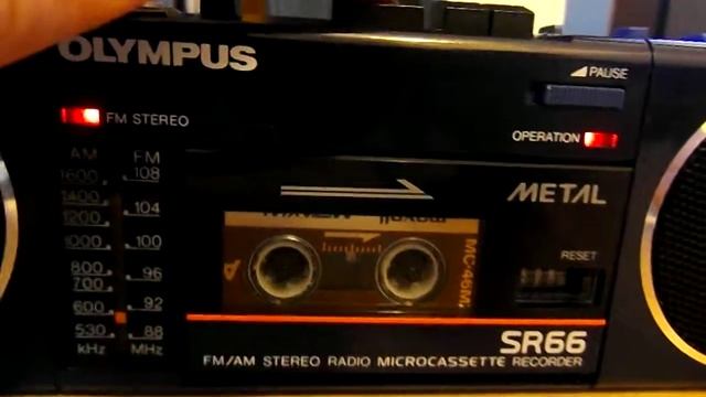 Olympus SR66 Microcassette Boombox смотреть онлайн