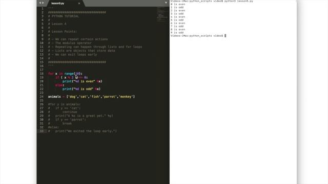 Python - For Loops And Lists смотреть онлайн