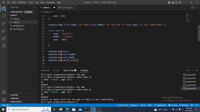 Typescript Object Types: Typescript Aliased Object Types: Typescript Tutorial for Beginners in Hind смотреть онлайн