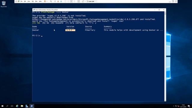 Instalar Docker y ver las imágenes de Windows disponibles online смотреть онлайн