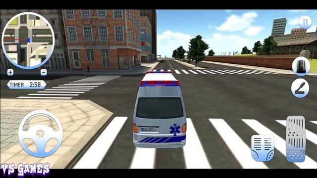 Roof Jumping Ambulance Simulator #1 Rescue Rooftop Stunts! Android gameplay смотреть онлайн