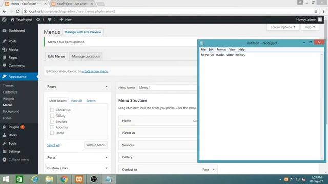 How to add menu and submenu in wordpress || ComeForTech ||Watch here... смотреть онлайн