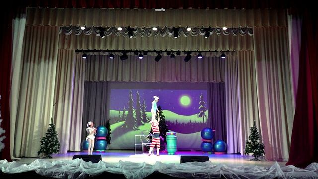 Зайцы№1. Акробатический дуэт.