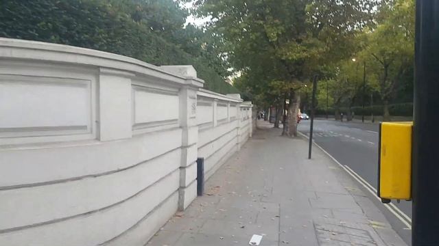 LONDON WALK (2019) --- From BAYSWATER Tube Station To LANCASTER GATE Station