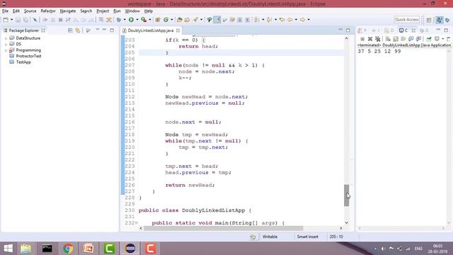 Doubly Linked List in Java - 9 : Rotate the list by K nodes смотреть онлайн