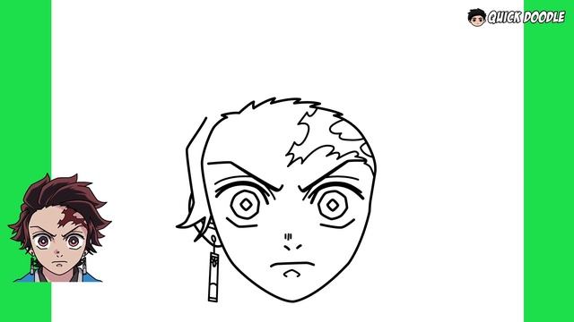 How To Draw Tanjiro | Demon Slayer - Easy Step By Step смотреть онлайн