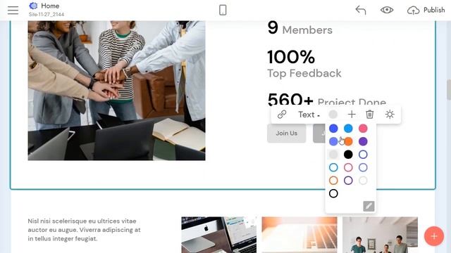 Portfolio Website builder, Graphics Designer Website Template смотреть онлайн