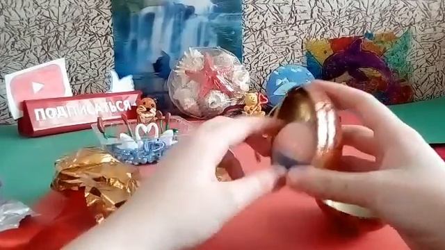 Открываем золотое яйцо ( подарила Апельсинка) смотреть онлайн