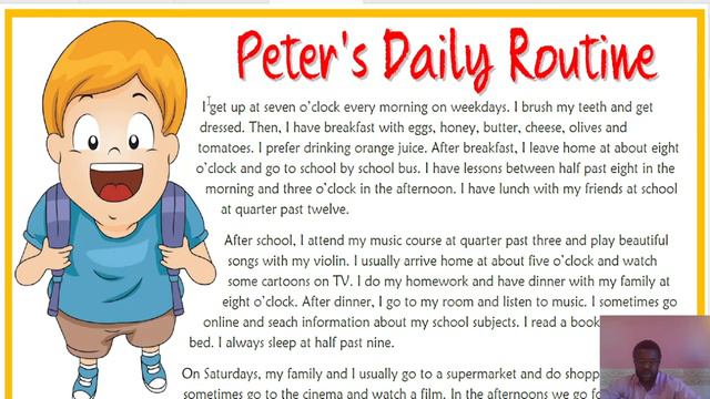 Present Simple Tense : Daily Routine :- Duration: 16mins смотреть онлайн