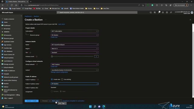 [Azure Bastion] Conectar em uma VM utilizando o Native Client смотреть онлайн