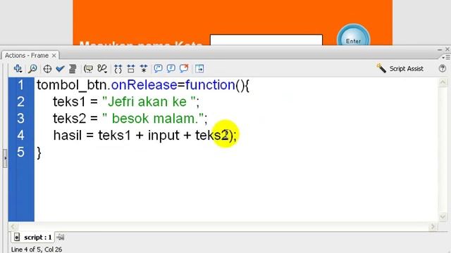 Flash Tutorial: Text input variable смотреть онлайн