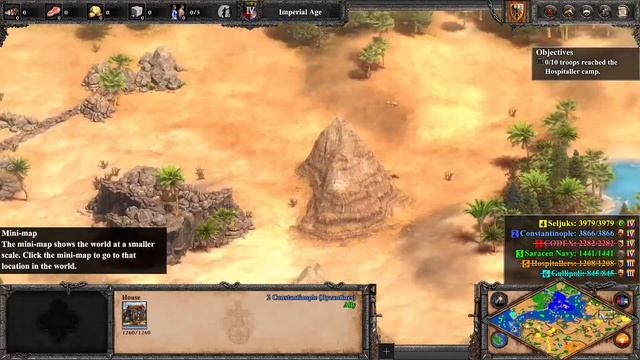 AoE2 - Barbarossa Campaign Mission #5 Barbarossa's March - Hard смотреть онлайн