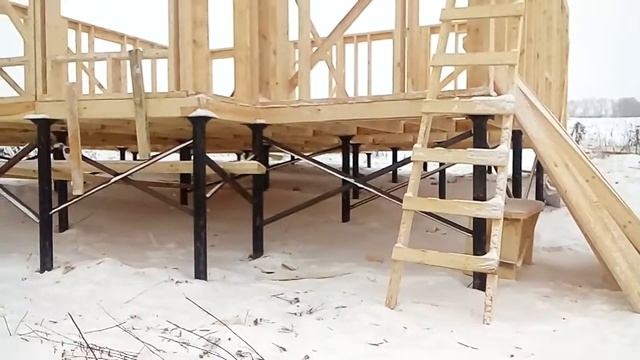 Свайно-винтовой фундамент и моё мнение о нём смотреть онлайн